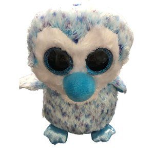 Ty Beanie Boo "Tony" Penguin Blue Plush Exclusive for MND & ALS Stuffed 2021 6"